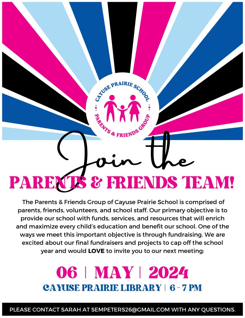 Image of Parents and Friends Flyer