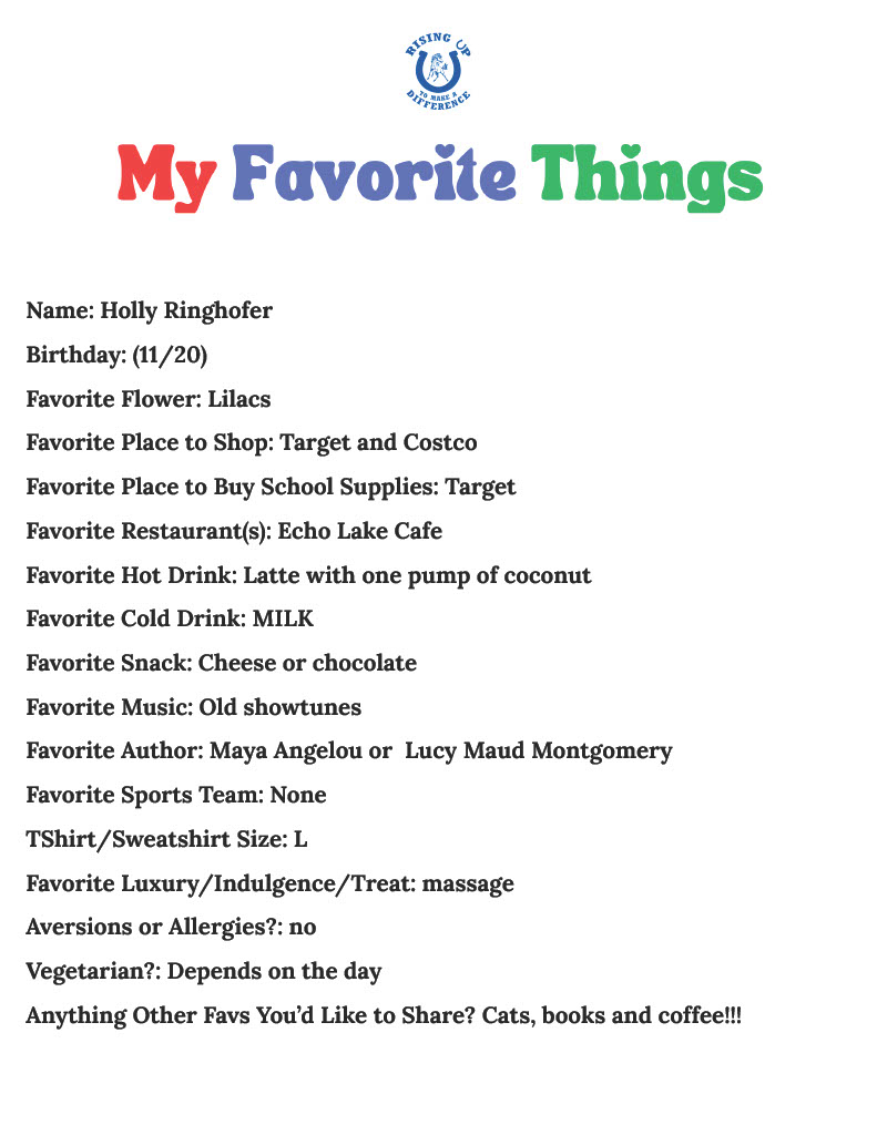 Image of Holly's Fav Things