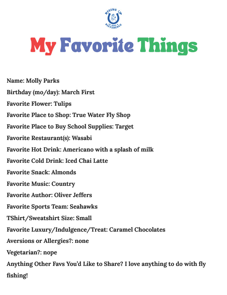 Image of Molly's Fav Things